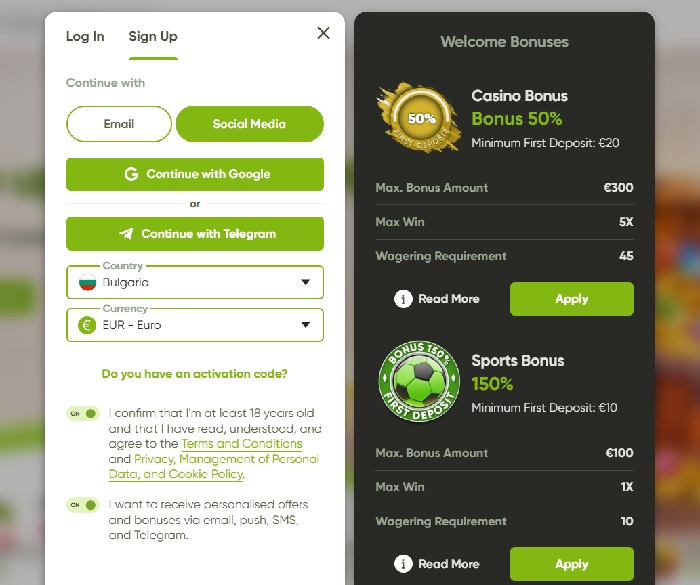 ново казино регистрация