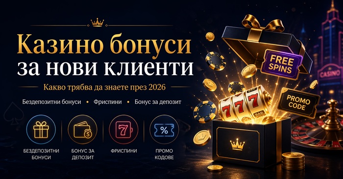 Казино бонуси за нови клиенти