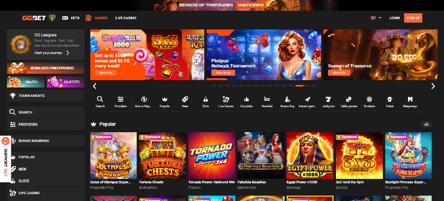 GGbet Casino ревю