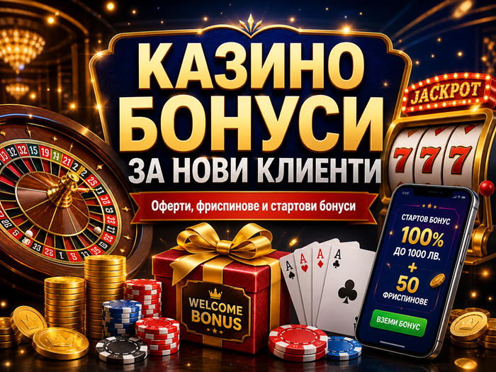 Казино бонуси за нови клиенти