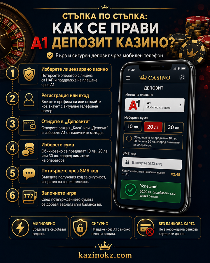 A1 депозит казино