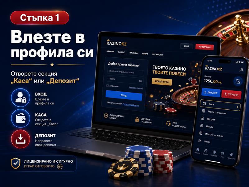 как да направите депозит в казино с easypay: Стъпка 1